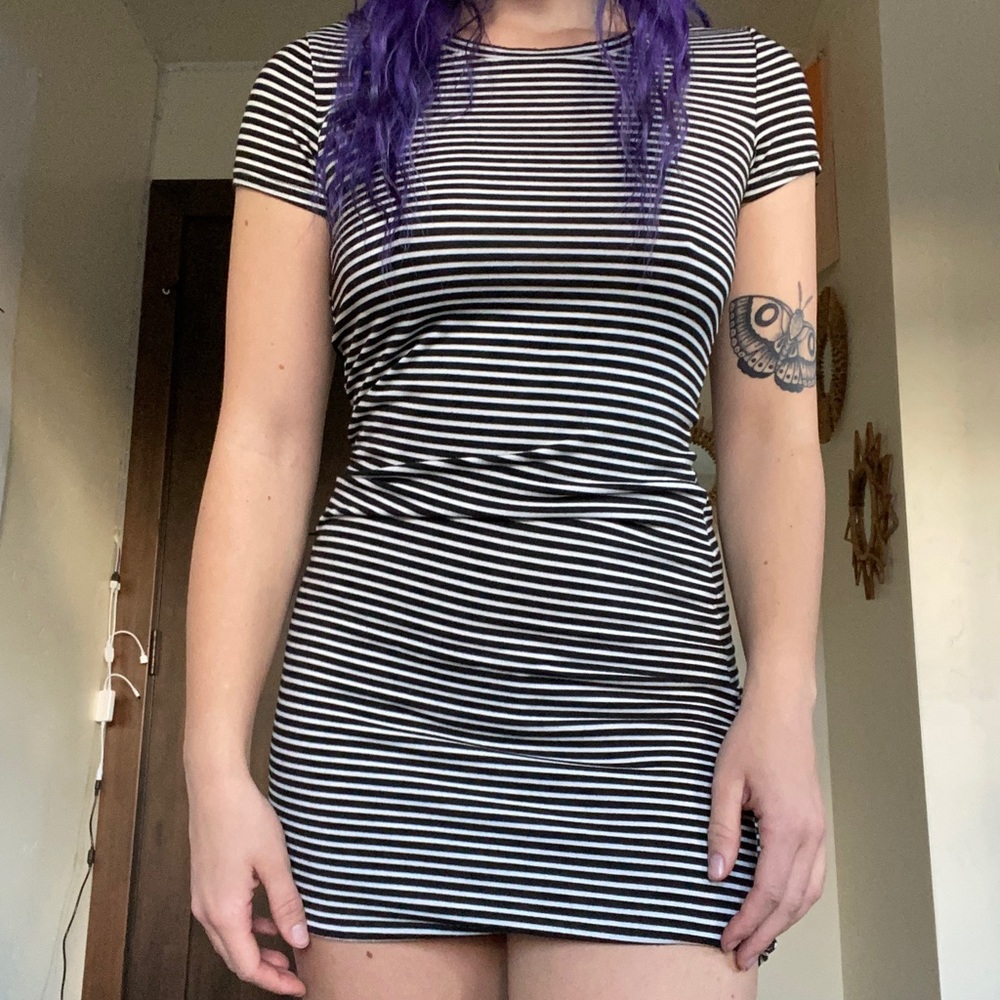 Striped bodycon dress!